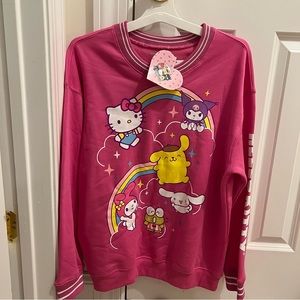 Hello Kitty & Friends Sanrio Bubblegum Pink Sweatshirt